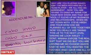 Ray J reveals his and Kim Kardashian's s3x t@pe contract